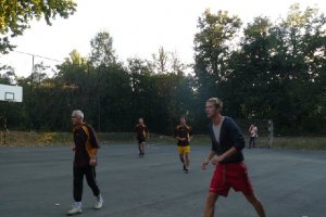 Tanár-diák focimeccs